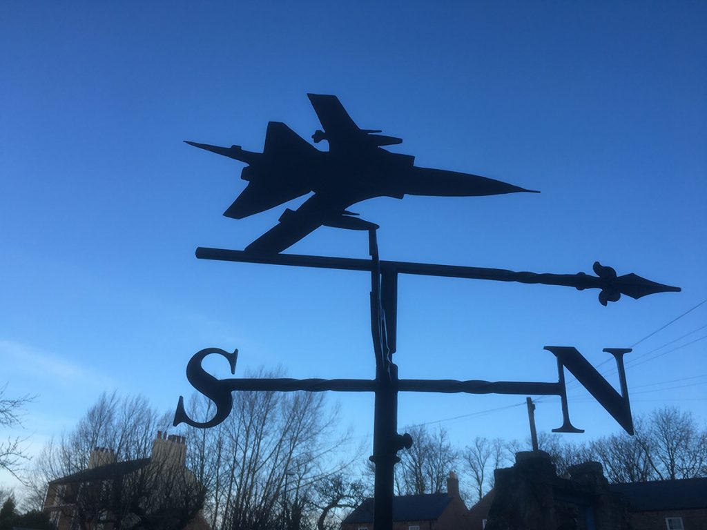 Tornado Mk3 Weathervane Chris Clarke Weathervanes Online UK
