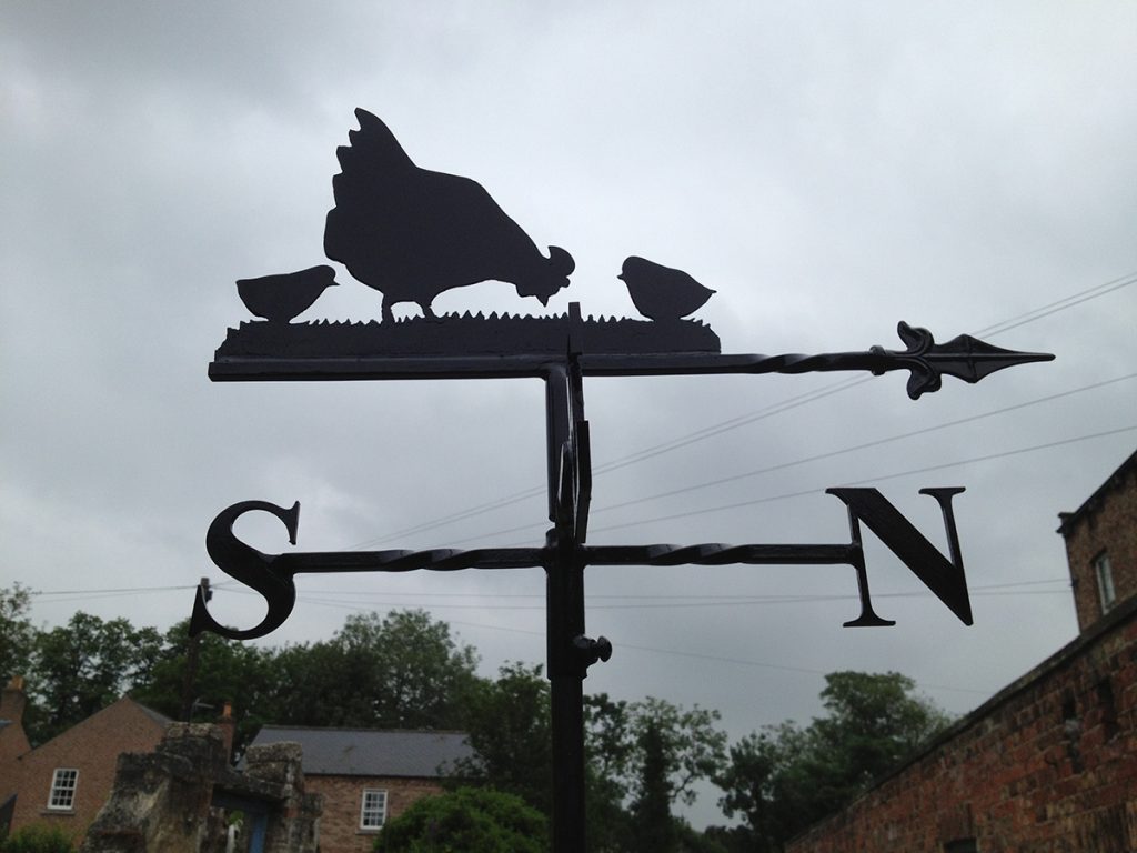 Hen and Chicks Weathervane Chris Clarke Weathervanes Online UK