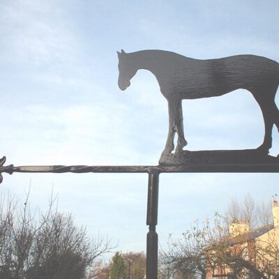 Race Horse Weathervane