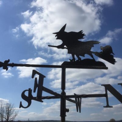 Witch weathervane