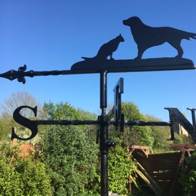 Cat and Dog Weathervane