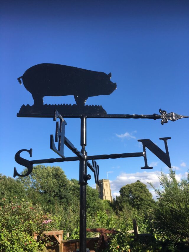 Shooter with Pheasant Weathervane