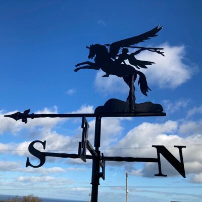 Pegasus and Bellerophon Weathervane