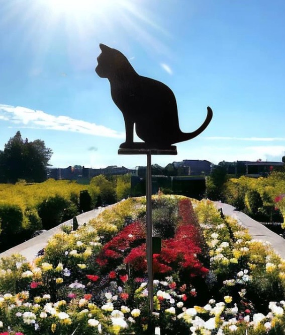 Cat Garden Stake